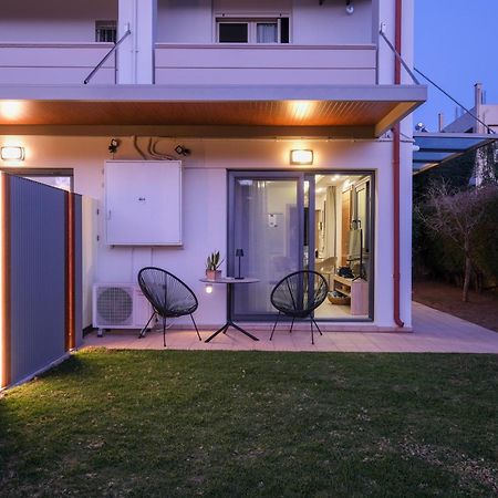Glaros Casa Verde - Cozy Flat With Garden Near Beach Kato Daratso Esterno foto