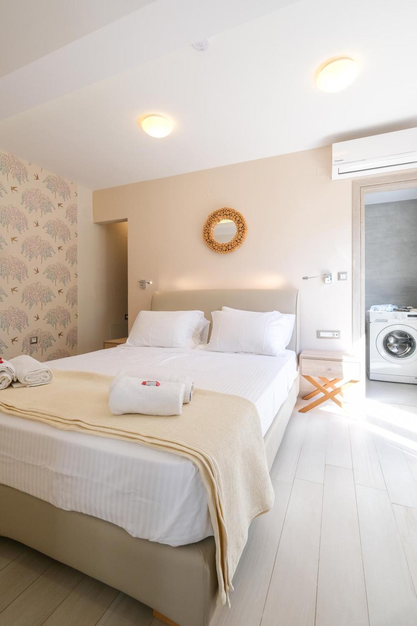 Glaros Casa Verde - Cozy Flat With Garden Near Beach Kato Daratso Esterno foto