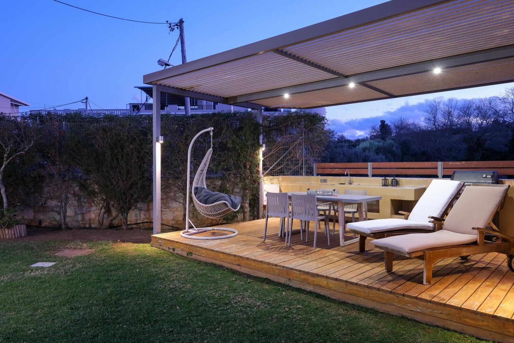 Glaros Casa Verde - Cozy Flat With Garden Near Beach Kato Daratso Esterno foto