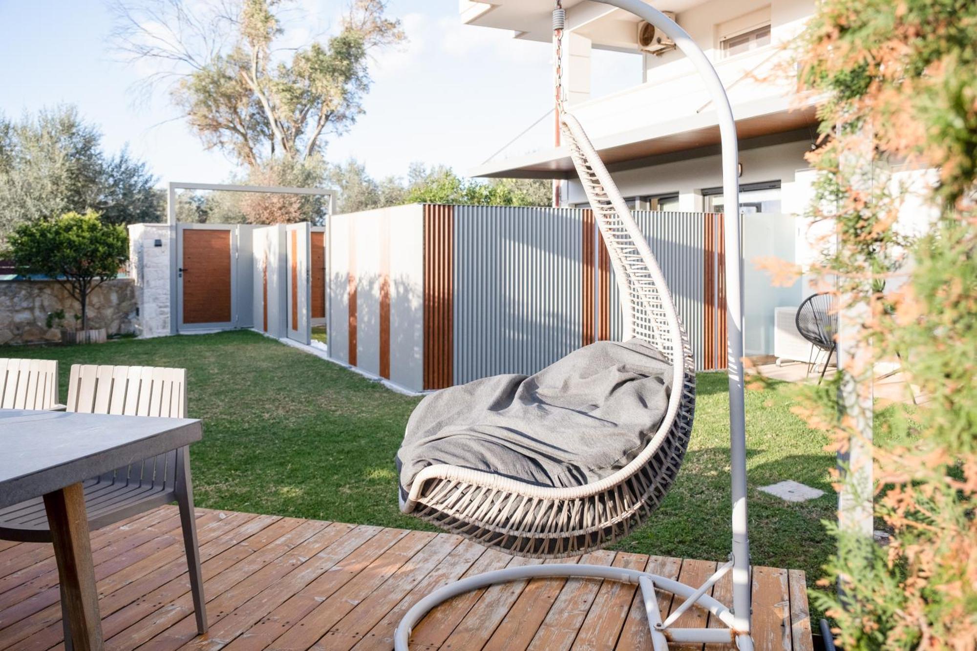 Glaros Casa Verde - Cozy Flat With Garden Near Beach Kato Daratso Esterno foto