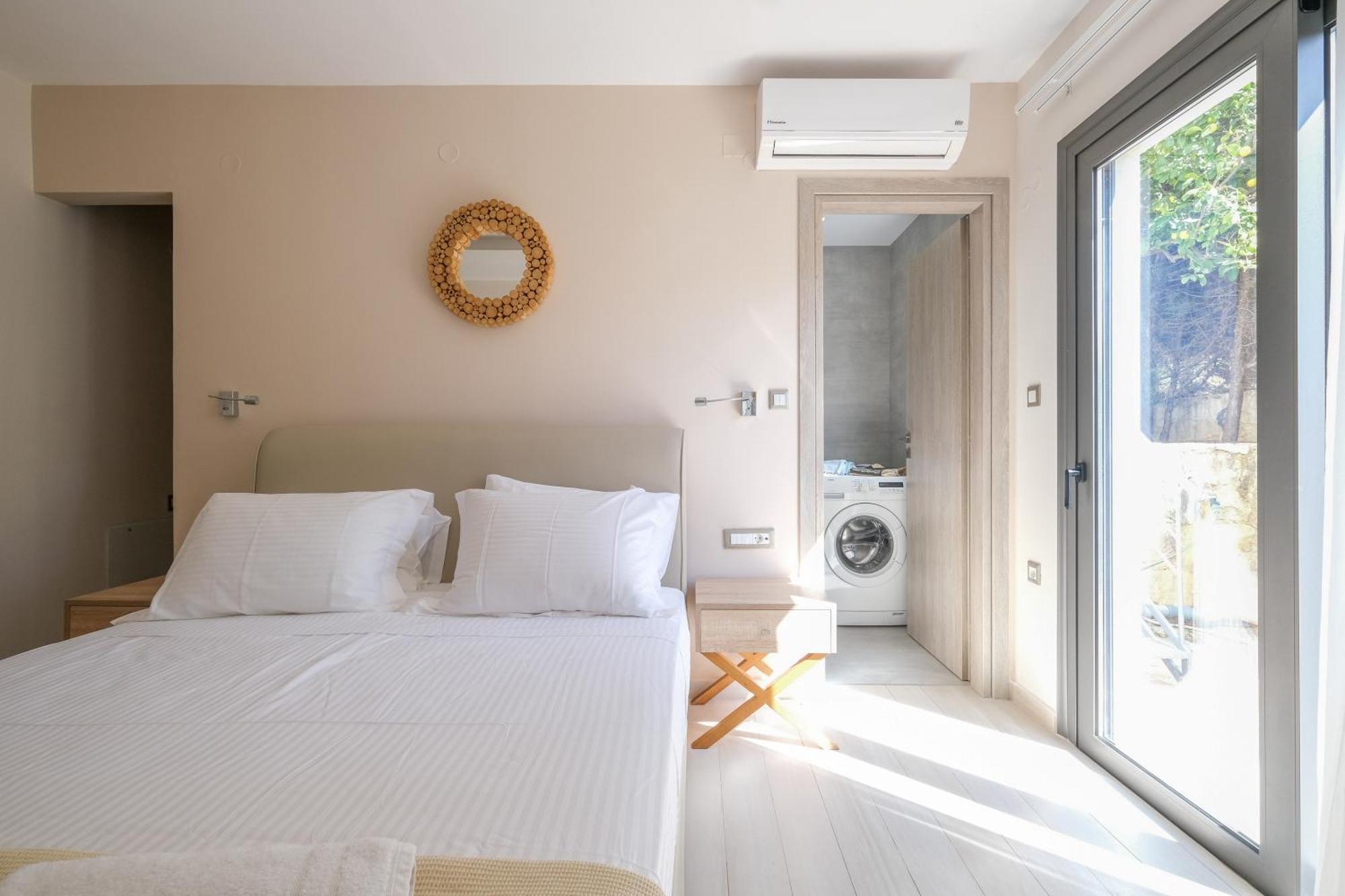 Glaros Casa Verde - Cozy Flat With Garden Near Beach Kato Daratso Esterno foto