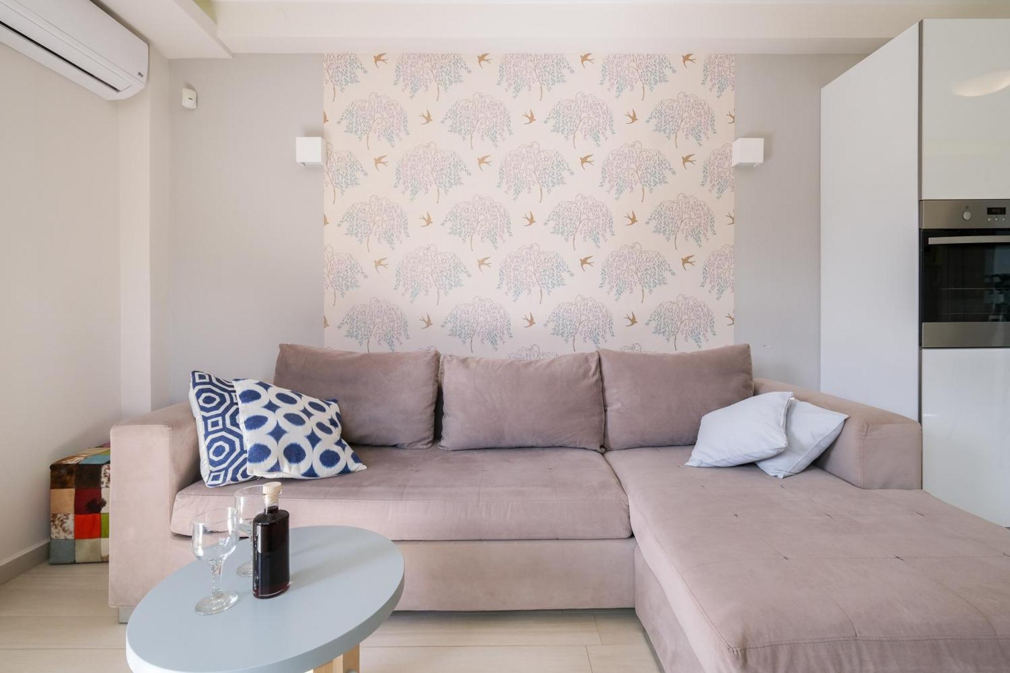 Glaros Casa Verde - Cozy Flat With Garden Near Beach Kato Daratso Esterno foto